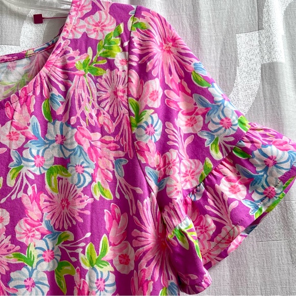 NEW Lilly Pulitzer Jodee Swing Dress in Amethyst Moms the Word Medium - Picture 6 of 8